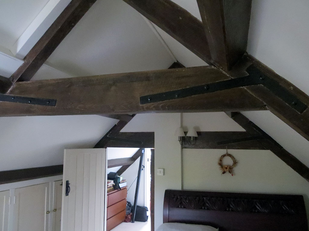 Loft conversion in Grade II listed property.